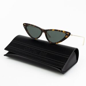 NEW Dior MISSDIOR B4U CD40105U 52N 22C0 Havana Green Unisex Cat Eye Sunglasses
